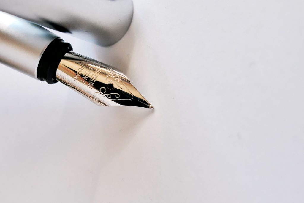 Imagen de la pluma de un estilógrafo.